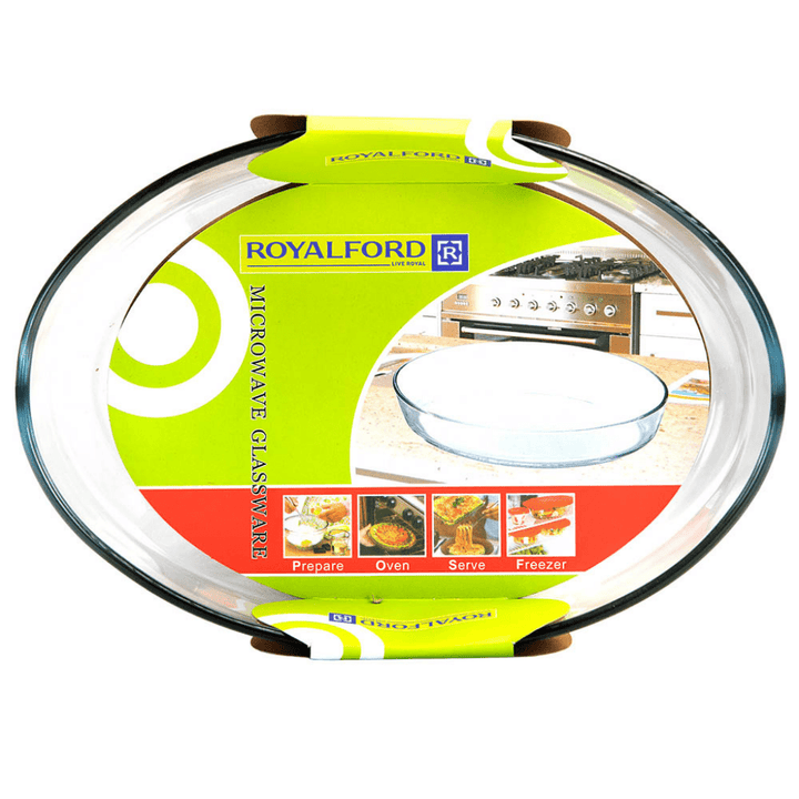 Glass Oval Baking Dish - High - Quality Bakeware 3L - Souk Al RasBaking Pans & Moulds