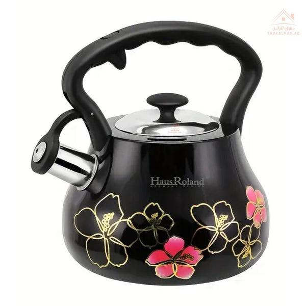 HausRoland 3.0L Stainless Steel Whistling Kettle | Heat - Resistant Handle | Large Capacity - Souk Al Ras