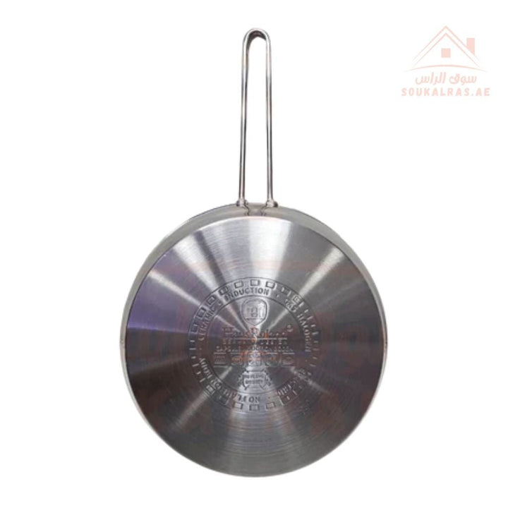 HausRoland 9 - Piece Stainless Steel 18/10| 6.3 L, 3.6 L , 3.6 L , 2.7 L , 2.1 L | Premium Quality Cookware Set Made with German Technology | Durable & Elegant Design - Souk Al RasPots & Pans