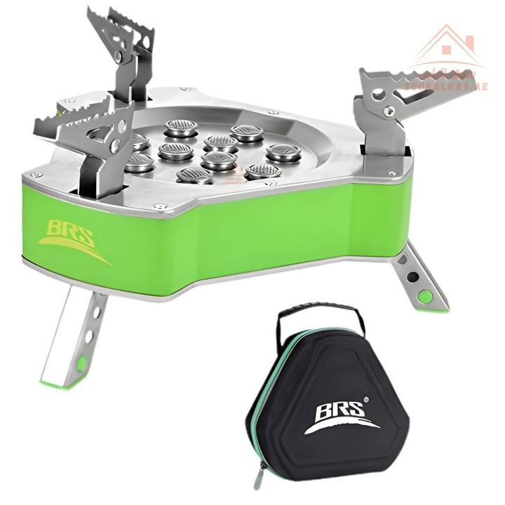 Heavy - Duty Camping Gas Stove with Ignition | High Heat Outdoor Burner | Portable Foldable Stove with Carry Case| Ideal for camping, picnics, BBQ, and outdoor adventures. - Souk Al Ras