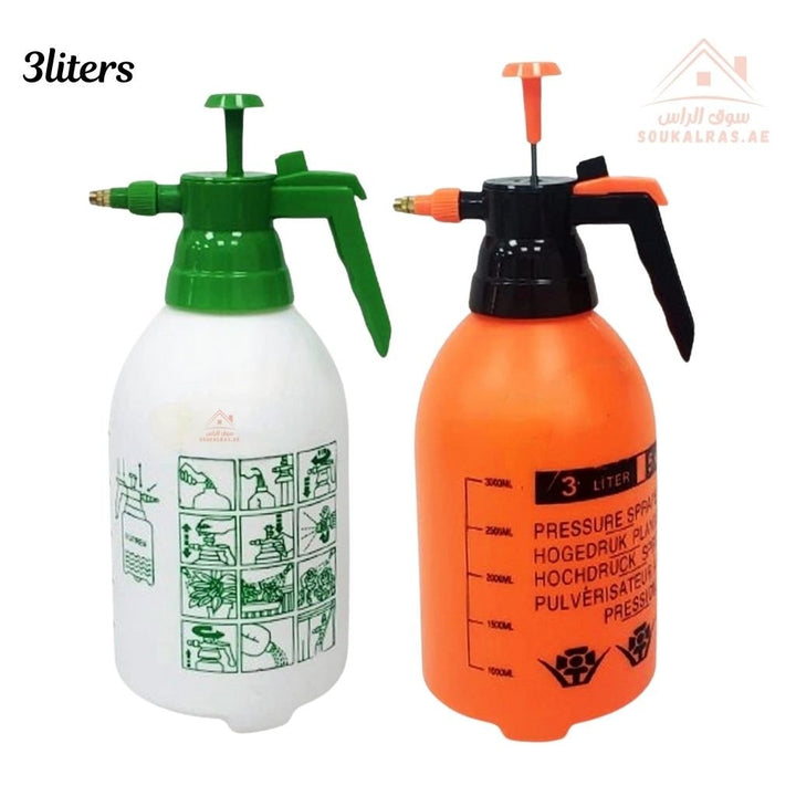 High - Pressure Water Spray Bottle 3L | Durable & Practical Design | Ideal for gardening, pesticide spraying, and cleaning tasks. - Souk Al Ras