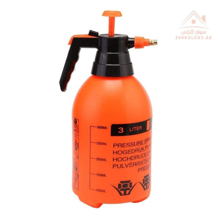 High - Pressure Water Spray Bottle 3L | Durable & Practical Design | Ideal for gardening, pesticide spraying, and cleaning tasks. - Souk Al Ras