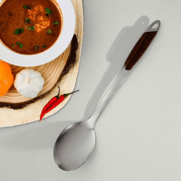 Highly Durable Stainless Steel Sauce Spoon with Long Handle - Souk Al RasSpatulas Whisks & Turning Spoons