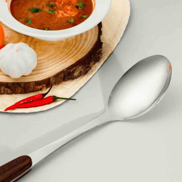 Highly Durable Stainless Steel Sauce Spoon with Long Handle - Souk Al RasSpatulas Whisks & Turning Spoons