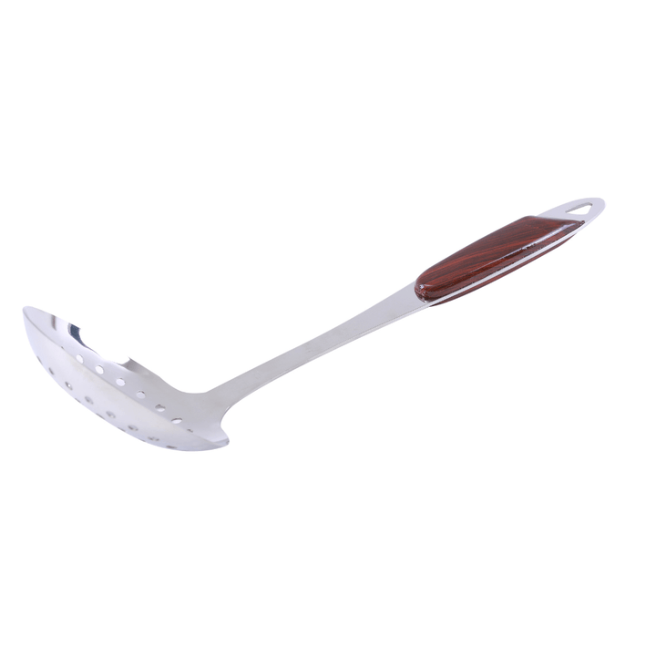 Highly Durable Stainless Steel Skimmer with Long Handle - Souk Al RasSpatulas Whisks & Turning Spoons