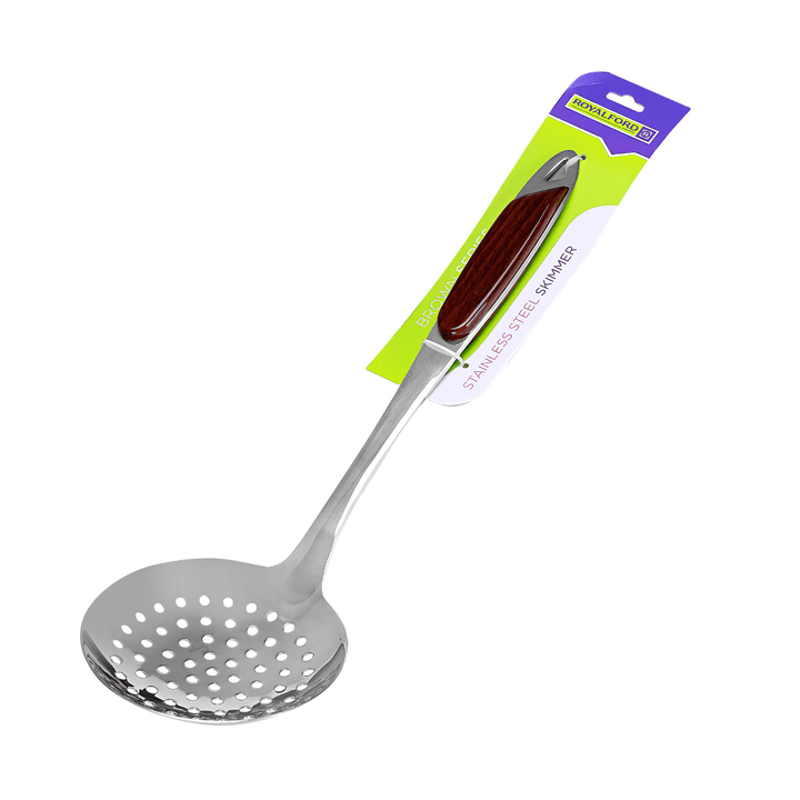 Highly Durable Stainless Steel Skimmer with Long Handle - Souk Al RasSpatulas Whisks & Turning Spoons