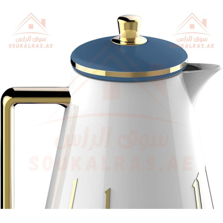 Home Maker 2 - Piece Dallah Set | 1L Vacuum Insulated Flasks | Elegant Design with Gold Handles - Souk Al Ras