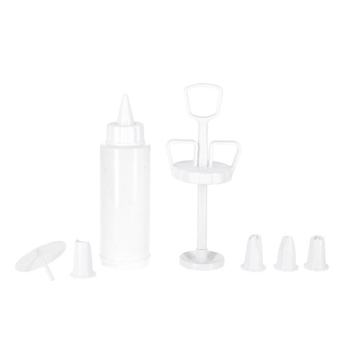 Icing Syringe With Nozzles, 5 Pcs - Cake Decorating Essentials - Souk Al RasBakeware