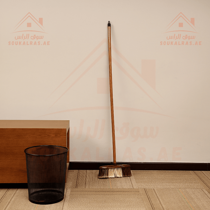 Indoor Sweeping Broom with 1.2M Wooden Handle | Perfect for Hard Floors - Souk Al RasHousehold Cleaning Supplies