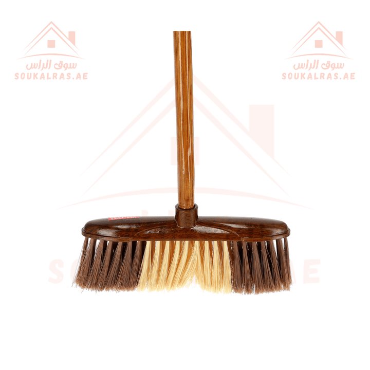 Indoor Sweeping Broom with 1.2M Wooden Handle | Perfect for Hard Floors - Souk Al RasHousehold Cleaning Supplies