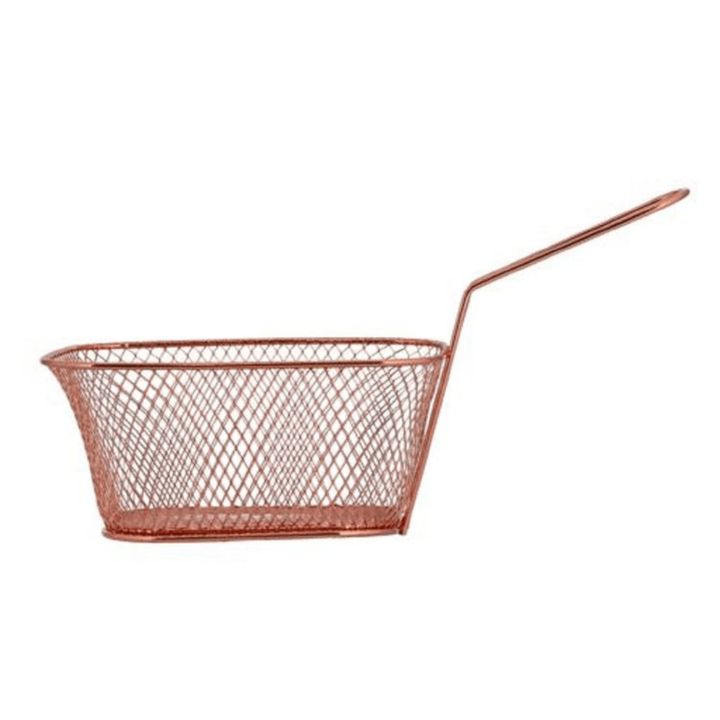 Iron Fried Basket, Strong and Long Handle - Souk Al RasKitchen Accessories