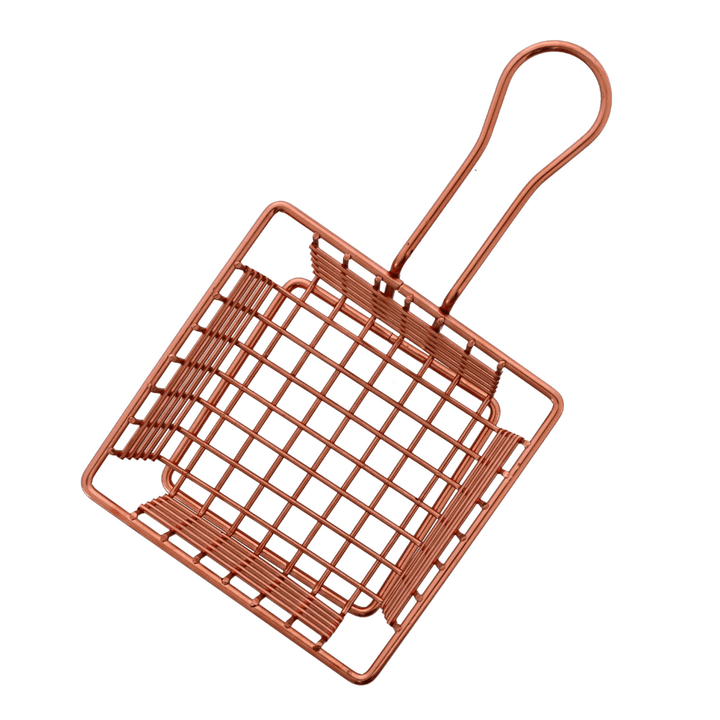 Iron Fried Basket, Strong and Long Handle - Souk Al RasKitchen Accessories