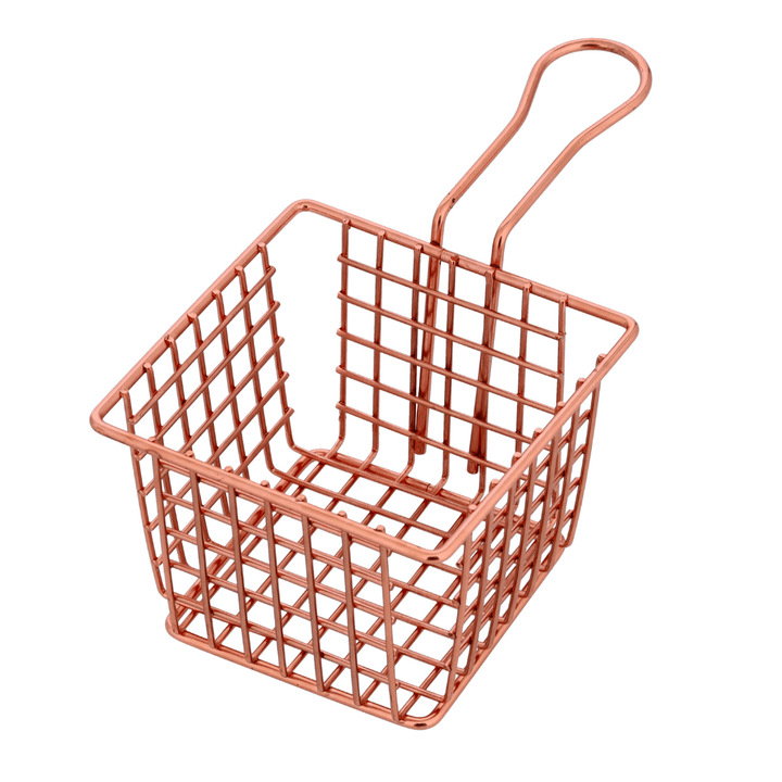 Iron Fried Basket, Strong and Long Handle - Souk Al RasKitchen Accessories