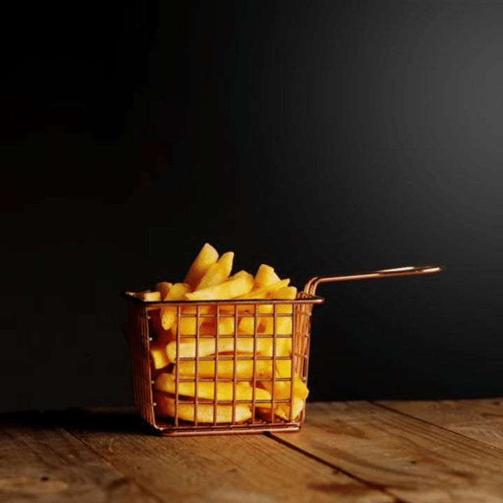 Iron Fried Basket, Strong and Long Handle - Souk Al RasKitchen Accessories