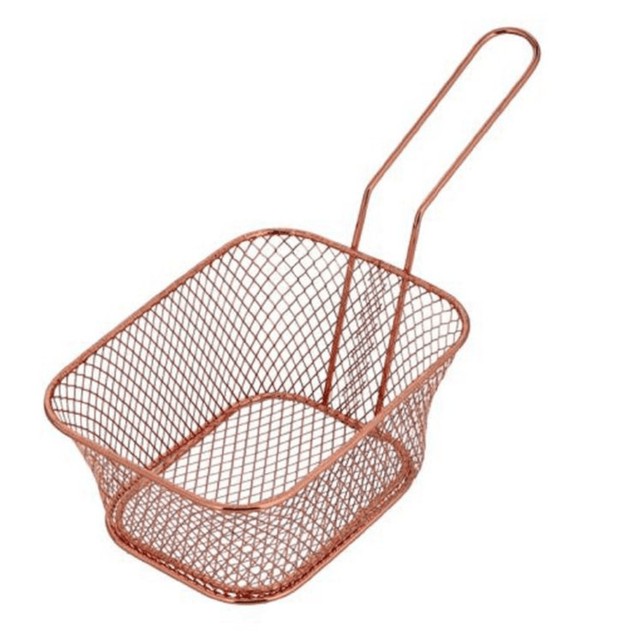 Iron Fried Basket, Strong and Long Handle - Souk Al RasKitchen Accessories