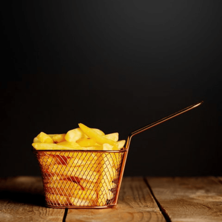 Iron Fried Basket, Strong and Long Handle - Souk Al RasKitchen Accessories