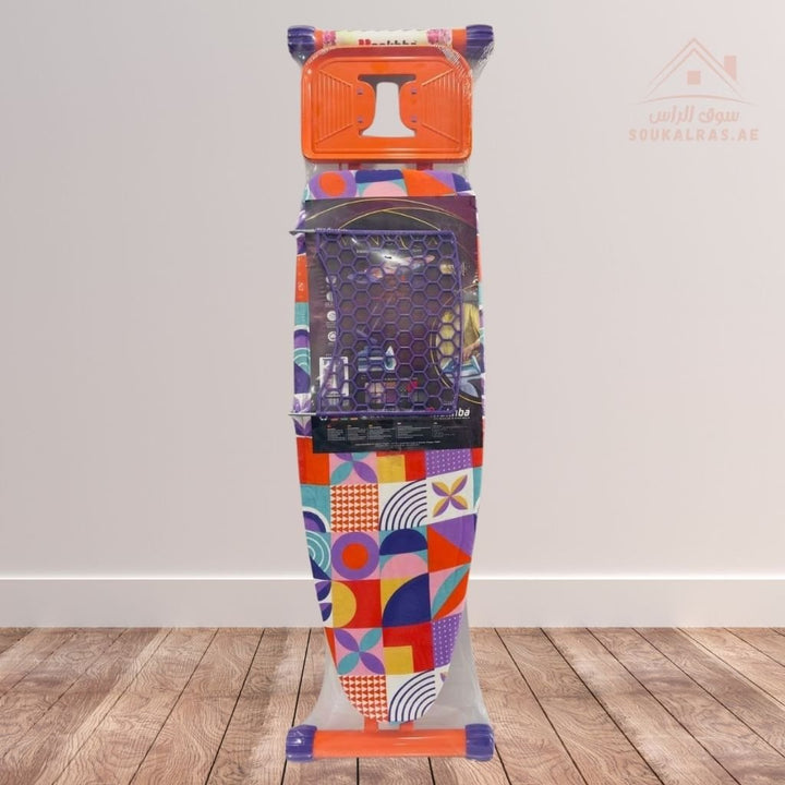 Ironing Board 41×118cm| Foldable Iron Stand with Heat Resistant Tray | Ideal for clothes, abayas, and household fabrics - Souk Al Ras