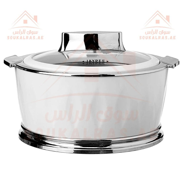 JAYPEE Dazzle Thermal Insulated Hot Pot Casserole Set - Keep Your Food Warm for Hours (1L, 1.5L, 2L) in White - Souk Al RasServeware