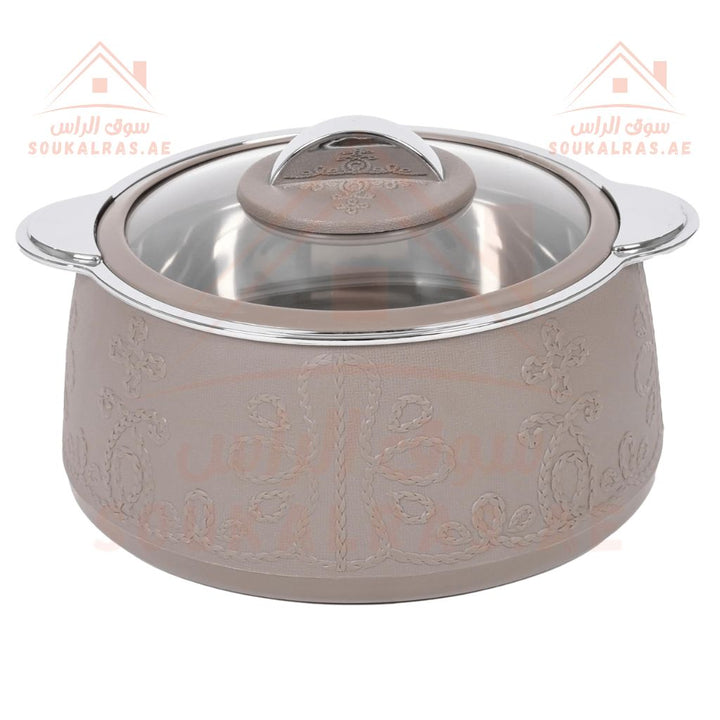 JAYPEE Fabrene Thermal Insulated Casserole Hot Pot Food Warmer set of 3 (1L, 1.5L, 2L) In Earth Beige - Souk Al RasServeware