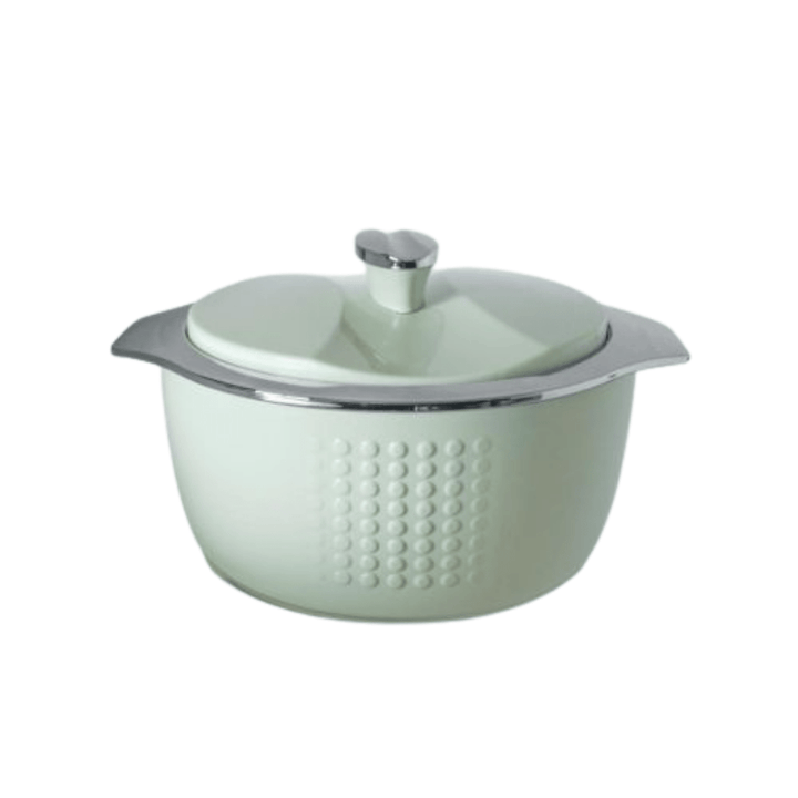 Jaypee Fine Dine Thermal Insulated Casserole Hot Pot Food Warmer set of 3 (1L, 1.5L, 2L) In Iight green Color - Souk Al RasServeware