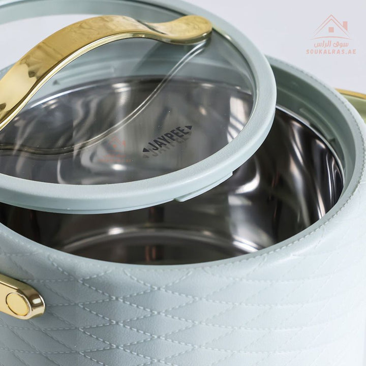 JAYPEE Luxura Klass Luxury Insulated Hot Pot Set (1500ml, 2000ml, 2500ml) | Premium Thermal Casserole | Keeps Food Warm for Hours.made in india. - Souk Al Ras
