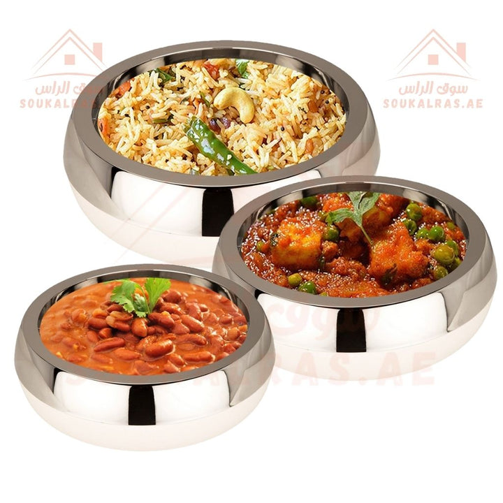 JAYPEE My Feast 3 - Piece Casserole Set | 800ml, 1200ml, 1500ml | Premium Insulated Hot Pot Set - Souk Al Ras