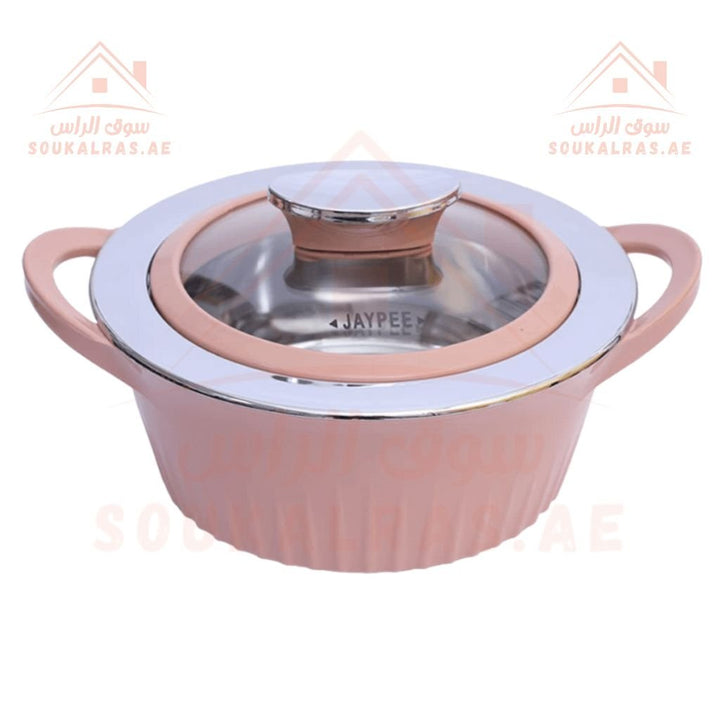 JAYPEE Olivia Thermal Insulated Casserole Hot Pot Food Warmer Set of 3 (1L - 1.5L - 2L) - Souk Al RasServeware