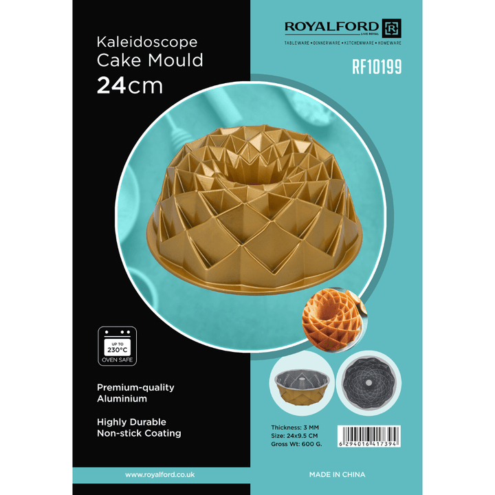 Kaleidoscope Cake Mould - Aluminium - Non - Stick Coating 24cm - Souk Al RasBakeware