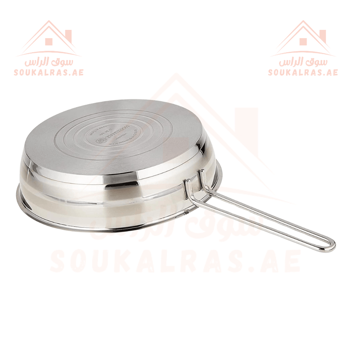 Korkmaz Astra 9Pcs Stainless Steel 18/10 Cookware Set with Induction & Solar Base - Souk Al RasCookware Sets