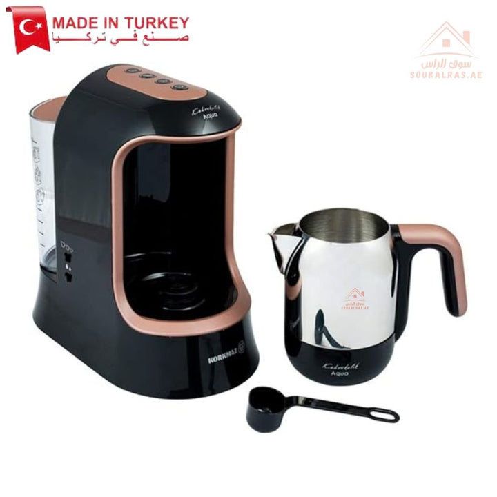 Korkmaz Kahvekolik Aqua Turkish Coffee Machine | 700W | Thermo Balance | One - Year Warranty | Made In Turkey - Souk Al Ras