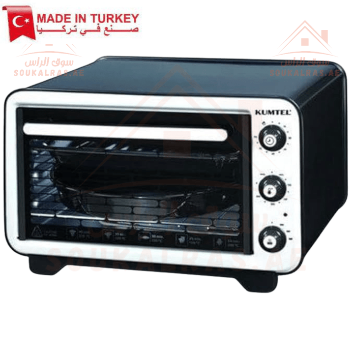 KUMTEL Electric Oven 36L | Made in Turkey | High Performance & Elegant Design| 2 - Year Warranty - Souk Al Ras