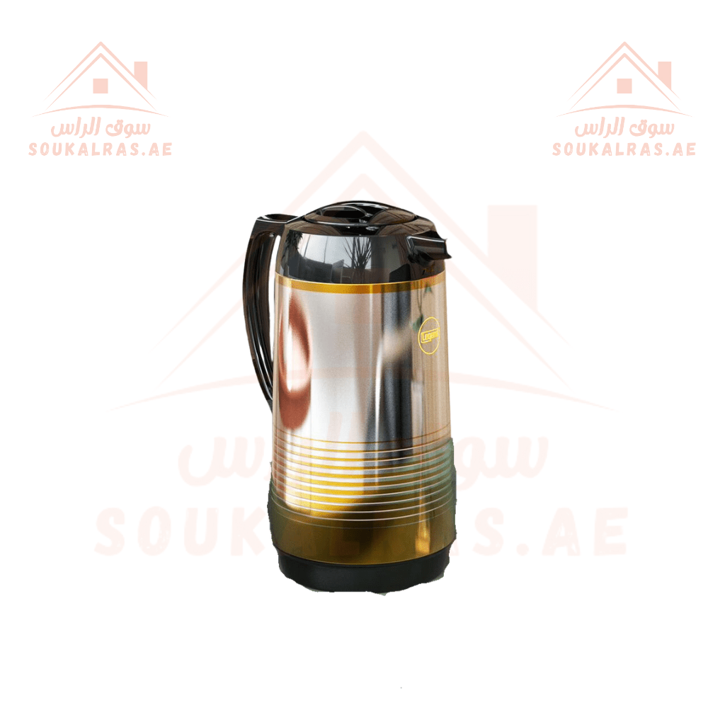Legend Dallah 1L - Keeps Heat for 12 Hours | Stainless Steel & Pink Gl ...