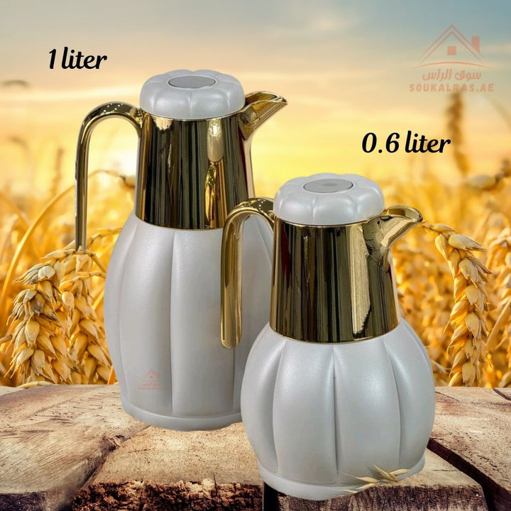 Legend Dallah Set of 2 Vacuum Flasks | 12 Hours Heat Retention | 1.0L & 0.6L | ESMA Certified | 6 Premium Colors - Souk Al Ras
