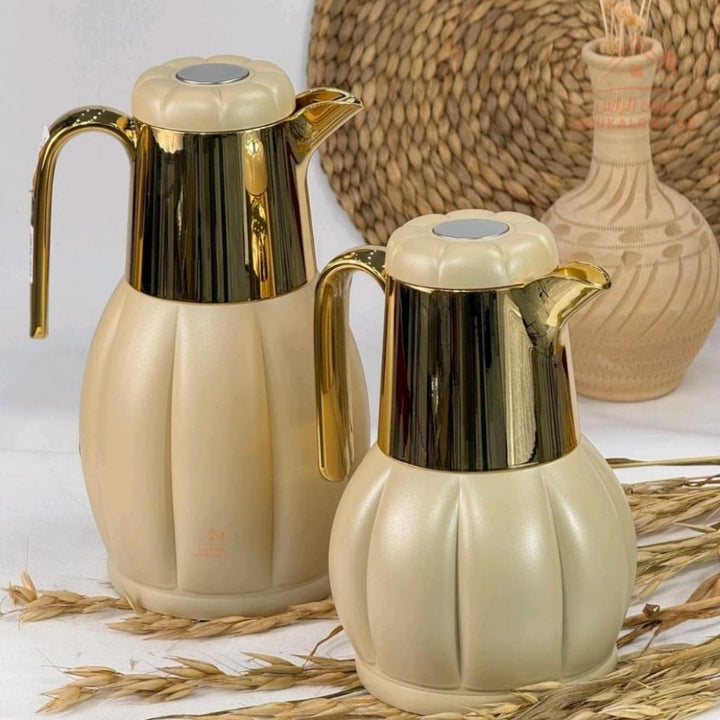 Legend Dallah Set of 2 Vacuum Flasks | 12 Hours Heat Retention | 1.0L & 0.6L | ESMA Certified | 6 Premium Colors - Souk Al Ras
