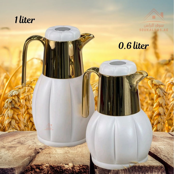 Legend Dallah Set of 2 Vacuum Flasks | 12 Hours Heat Retention | 1.0L & 0.6L | ESMA Certified | 6 Premium Colors - Souk Al Ras