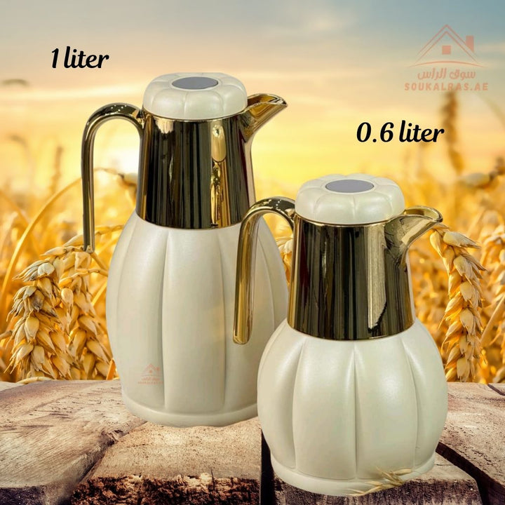 Legend Dallah Set of 2 Vacuum Flasks | 12 Hours Heat Retention | 1.0L & 0.6L | ESMA Certified | 6 Premium Colors - Souk Al Ras