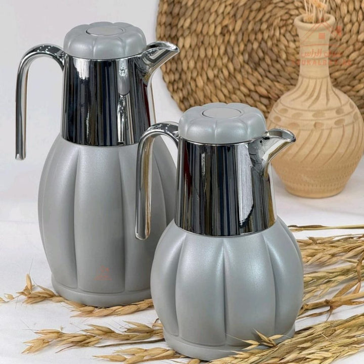 Legend Dallah Set of 2 Vacuum Flasks | 12 Hours Heat Retention | 1.0L & 0.6L | ESMA Certified | 6 Premium Colors - Souk Al Ras