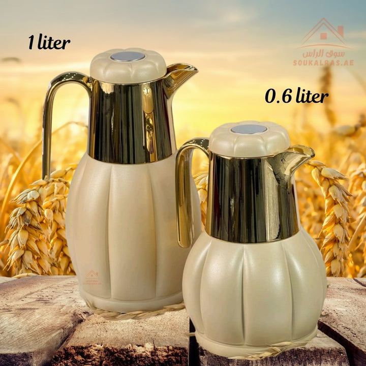 Legend Dallah Set of 2 Vacuum Flasks | 12 Hours Heat Retention | 1.0L & 0.6L | ESMA Certified | 6 Premium Colors - Souk Al Ras