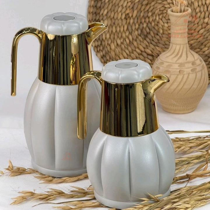 Legend Dallah Set of 2 Vacuum Flasks | 12 Hours Heat Retention | 1.0L & 0.6L | ESMA Certified | 6 Premium Colors - Souk Al Ras
