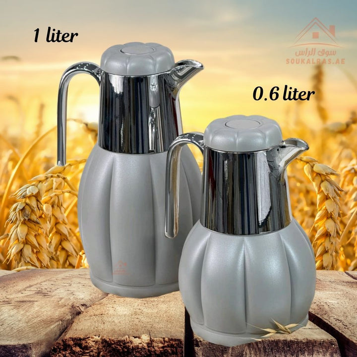 Legend Dallah Set of 2 Vacuum Flasks | 12 Hours Heat Retention | 1.0L & 0.6L | ESMA Certified | 6 Premium Colors - Souk Al Ras