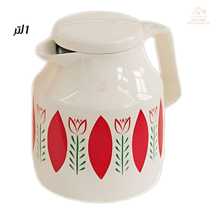 Legend KFA 1L Flask | Pink Glass | ESMA Certified | 1 - Year Warranty | Ideal for home or office - Souk Al Ras