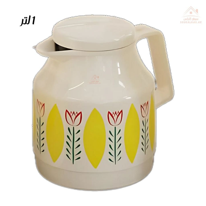 Legend KFA 1L Flask | Pink Glass | ESMA Certified | 1 - Year Warranty | Ideal for home or office - Souk Al Ras