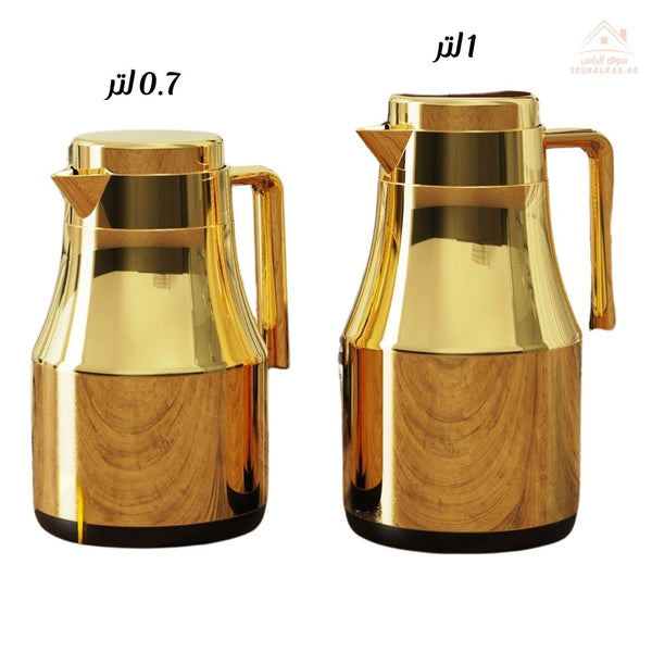 Legend RNT Vacuum Flask Set 0.7L/1.0L | ESMA Certified | Pink Glass | 1 - Year Warranty - Souk Al Ras