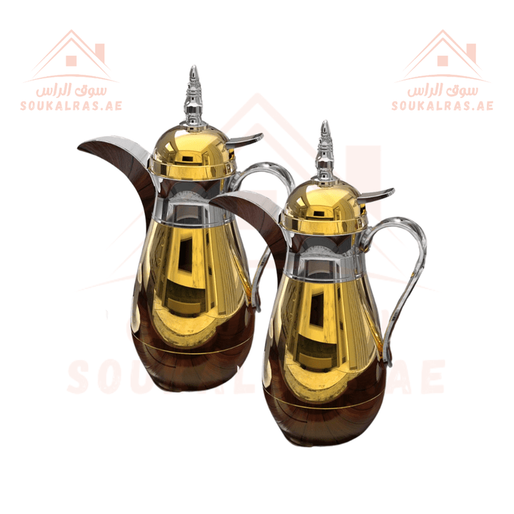 Legend Set of 2 Elegant Dallah for Arabic Coffee 350ml Each Dallah | Souk Al Ras - Souk Al RasVaccum Flasks - Dallah