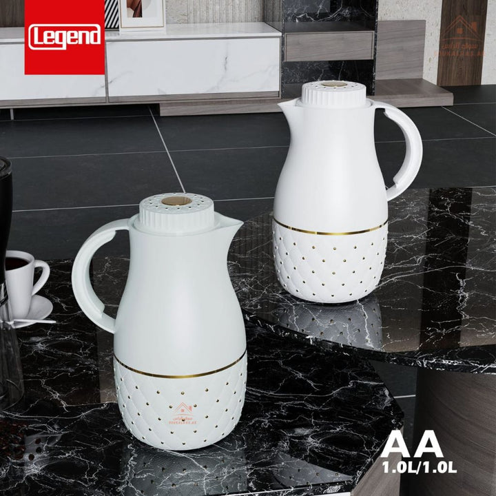 Legend Vacuum Flask 1.0L | Elegant Coffee & Tea Thermos | Premium vacuum insulation for excellent heat and cold retention - Souk Al Ras