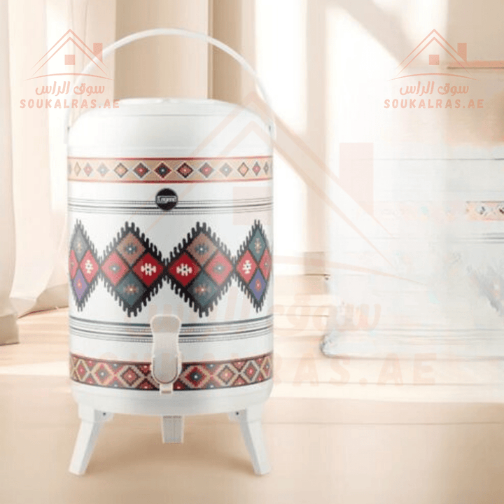 Legend Water Dispenser 9.5 L | Traditional Pattern Design | Keeps Beverages Cool for Hours - Souk Al Ras