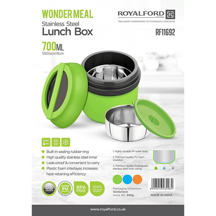 Lunch Box - Stainless Steel Inner Layer - Souk Al Raslunch box