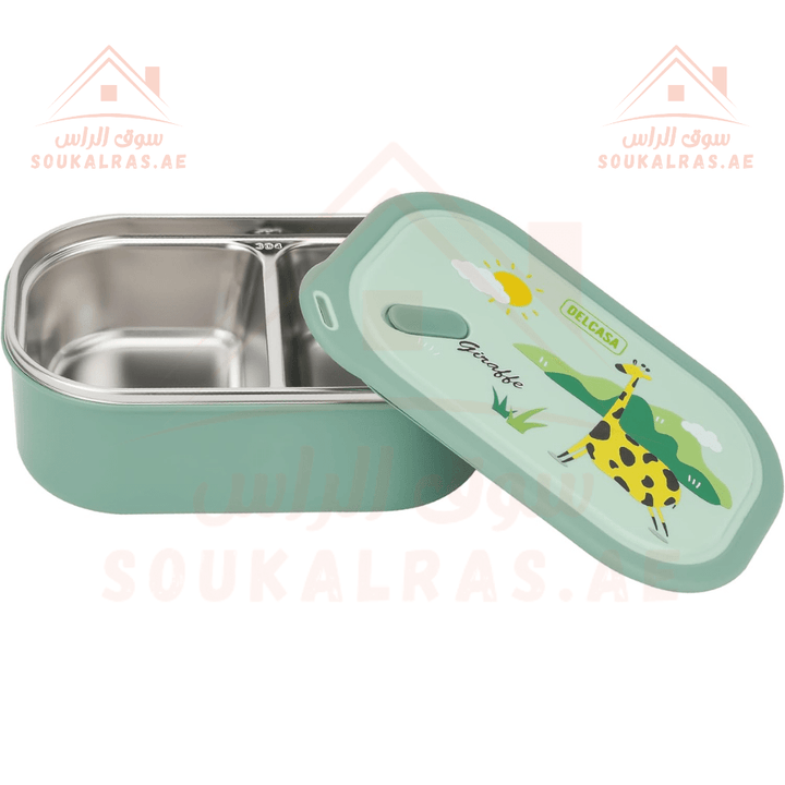 Lunch Box with Divider - 1000ML, Durable and Spacious Food Container - Souk Al RasLunch Box