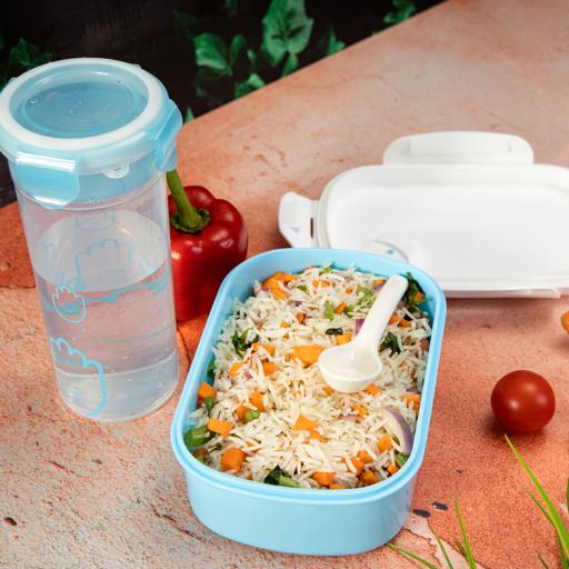 Lunch Box With Water Bottle - Souk Al RasFood Storage Containers