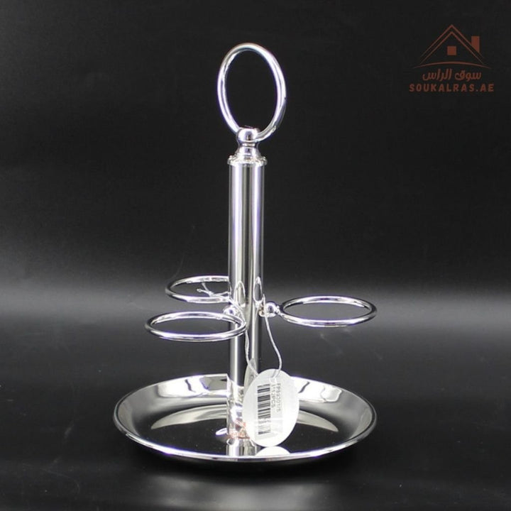 Luxury Cup Stand Gold/Silver/ Black | Elegant Metal Cup Holder with Stable Base | Perfect for Serving & Kitchen Organization - Souk Al Ras